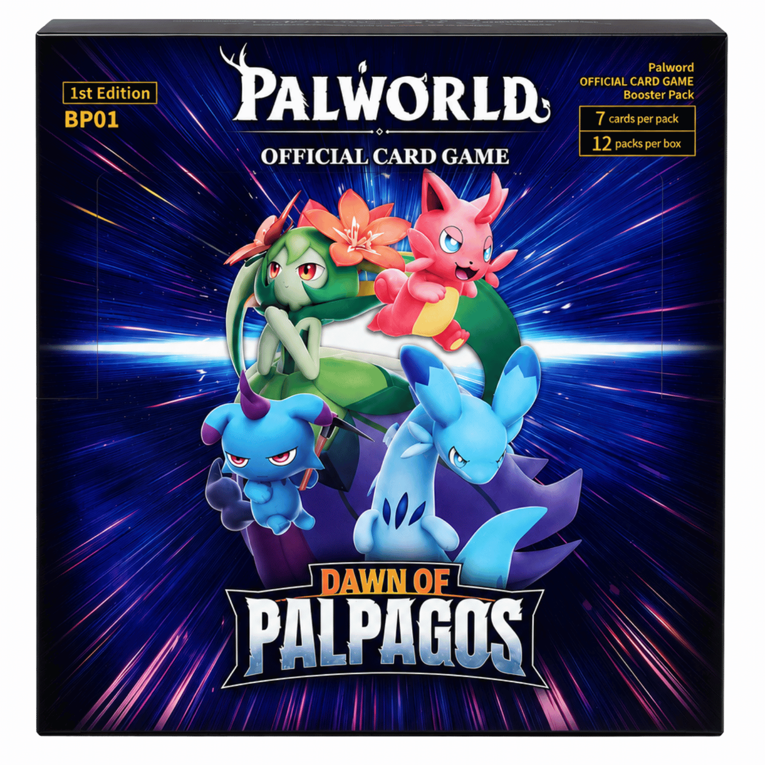 Palworld TCG BP01 Dawn of Palpagos Booster Box First Edition image 0