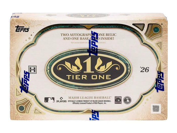 2026 Topps Tier One Baseball MLB Factory Sealed Hobby Box image 0