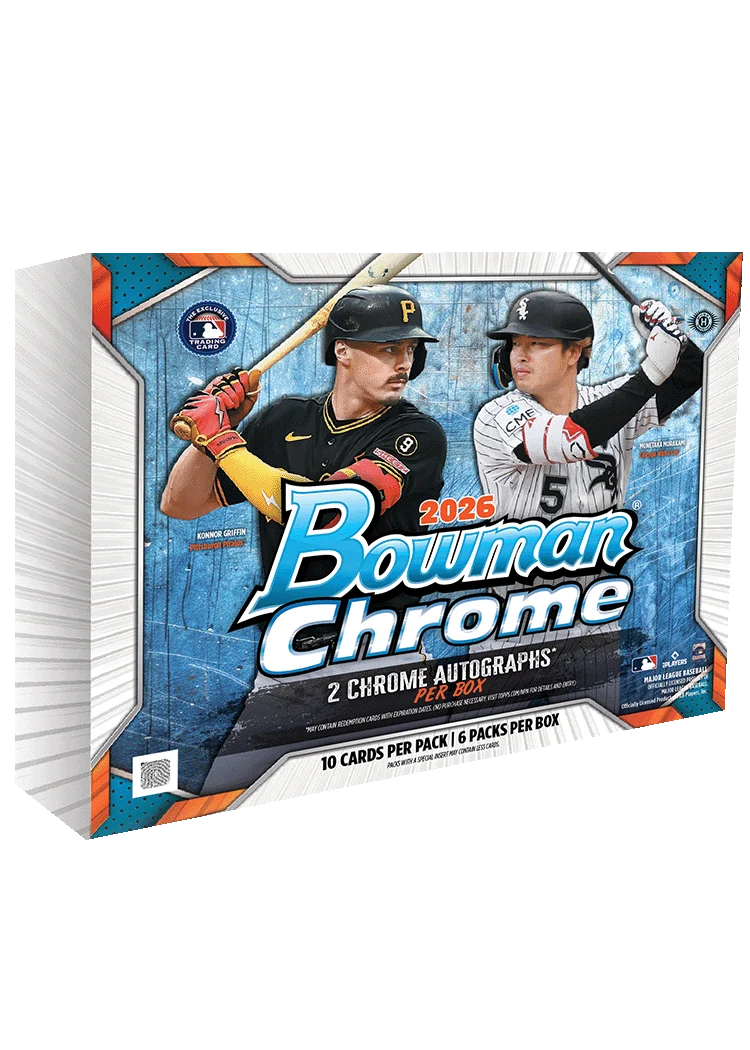 2026 Bowman Chrome Baseball Hobby Box image 0