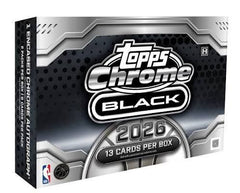 2025-26 Topps Chrome Black Basketball NBA Hobby Box image 0