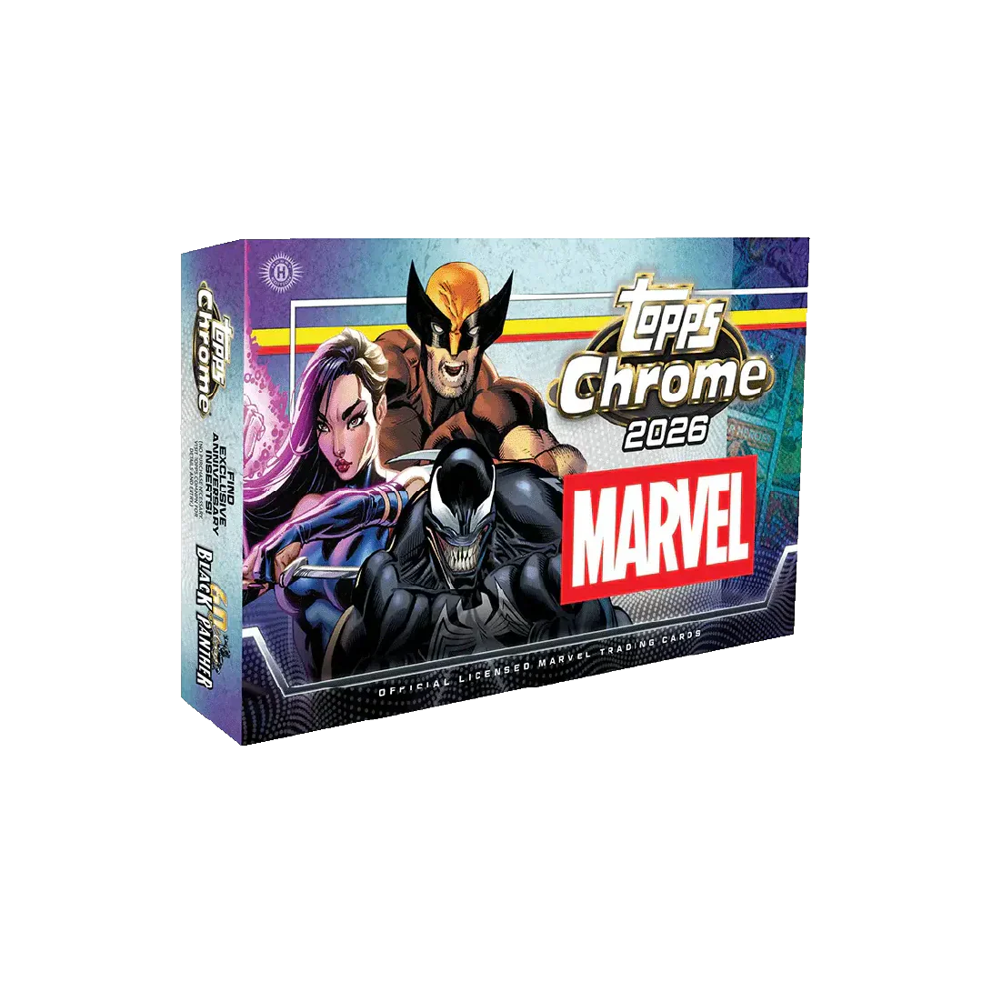 2026 Topps Chrome Marvel Comics Hobby Box Factory Sealed image 0