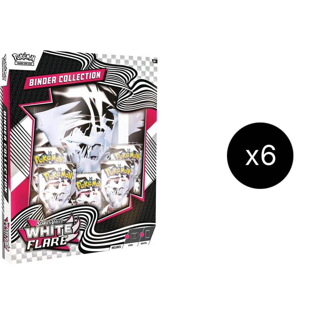 White Flare Binder Collection Case – SV