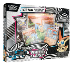 Pokemon Scarlet & Violet - Black Bolt & White Flare Unova Victini Illustration Collection