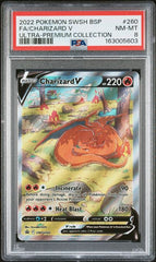 Charizard V SWSH260 - Ultra-Premium Collection Promo - 2022 Pokemon - PSA 8